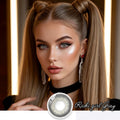 🥰🩶Lentillas cosméticas Richi girl Gray 🩶duración anual 12 meses, 1 par , incluye estuche.