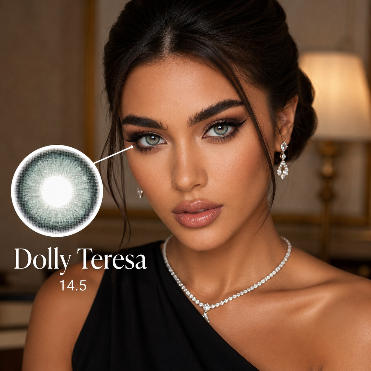 💚Lentillas cosméticas tono Dolly Teresa Verde 💚 ojos de muñeca Calidad, comodidad, y durabilidad.